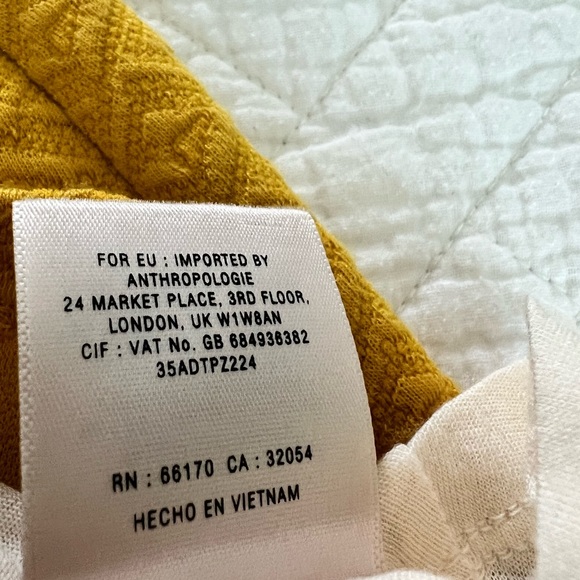 Maeve x Anthropologie Yellow Lace Bodice A-line Dress w/ Pockets! Size Medium - Picture 14 of 17